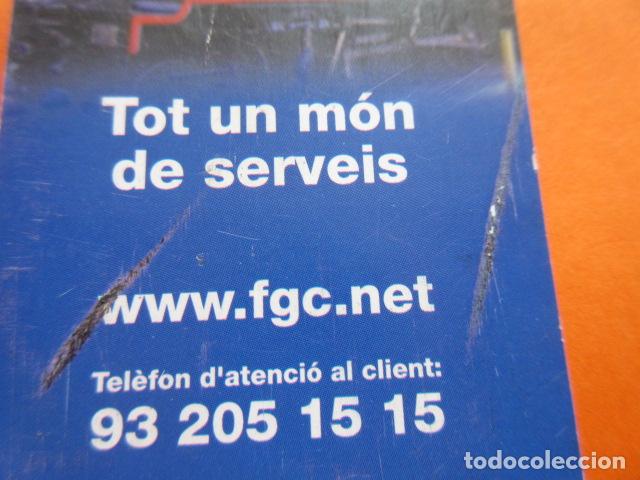 Coleccionismo marcap&aacute;ginas: PUNTO DE LIBRO FERROCARRILES GENERALITAT 2001 - Foto 4