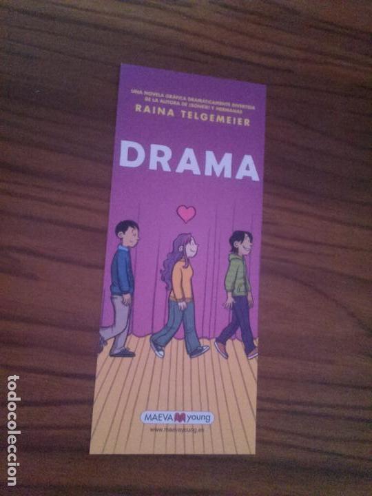 Coleccionismo marcap&aacute;ginas: MARCAPAGINAS. LITERARIO. DRAMA. RAINA TELGEMEIER. DOBLE CARA. SIN USO. BUEN ESTADO.