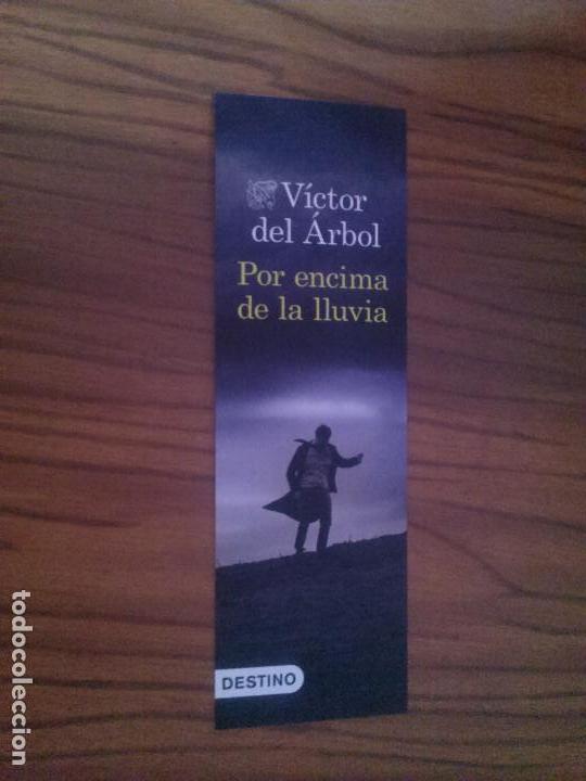 Coleccionismo Marcap&aacute;ginas: MARCAPAGINAS. LITERARIO. VICTOR DEL ARBOL. DOBLE CARA. SIN USO. BUEN ESTADO.