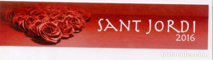 Sammeln von Lesezeichen: 1 marcapaginas **SANT JORDI 2016 ** PUBLIC. BAR DE LLEIDA