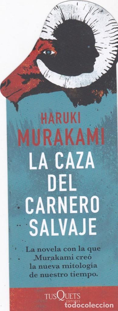Coleccionismo Marcap&aacute;ginas: MARCAPAGINAS TUSQUETS EDITORES. LA CAZA DEL CARNERO SALVAJE - TROQUELADO