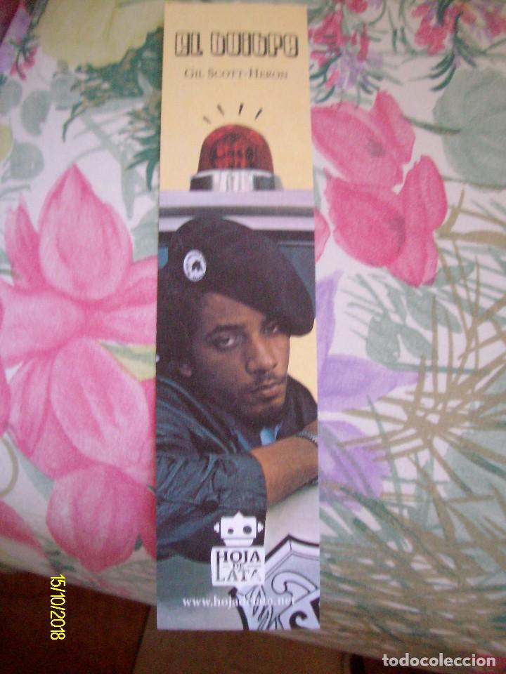 Sammeln von Lesezeichen: MARCAPAGINAS EL BUITRE DE GIL SCOTT HERON HOJA DE LATA EDICIONES