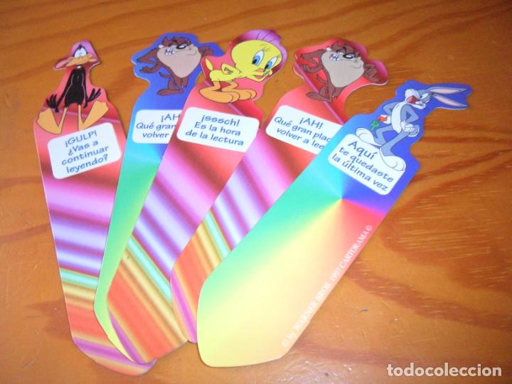 Collectables Bookmark: LOTE DE MARCAPAGINAS LOONEY TUNES - WARNER 1997 -