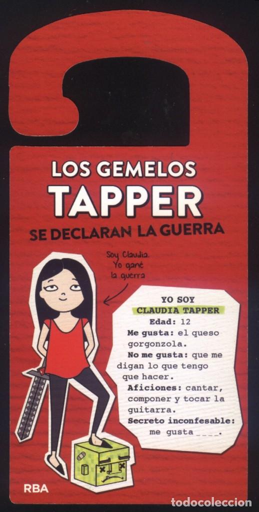 Collectionnisme Marque-pages: A-6624- MARCAP&Aacute;GINAS TROQUELADO. LOS GEMELOS TAPPER SE DECLARAN LA GUERRA. RBA