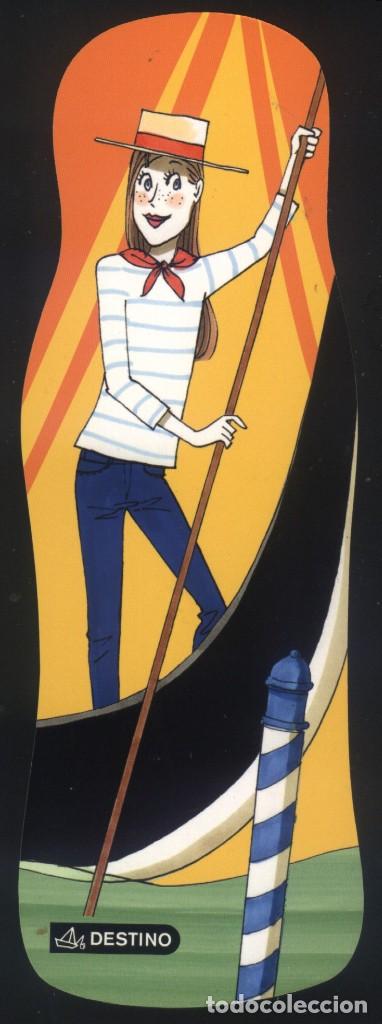 Collectables Bookmark: A-6633- MARCAP&Aacute;GINAS TROQUELADO. LA BANDA DE ZO&Eacute;. MISTERIO EN VENECIA. DESTINO.