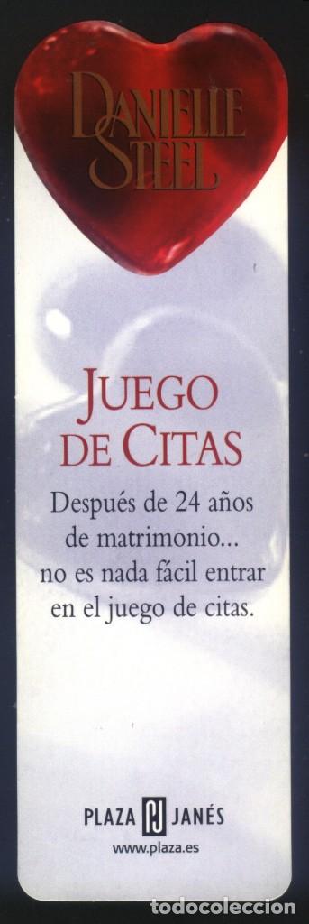 Coleccionismo Marcap&aacute;ginas: A-6655- MARCAP&Aacute;GINAS TROQUELADO. JUEGO DE CITAS. DANIELLE STEEL. PLAZA & JANES