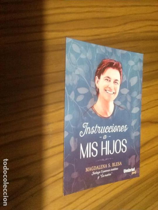 Coleccionismo Marcap&aacute;ginas: MARCAPAGINAS. LITERARIO. POSTAL. INSTRUCCIONES A MIS HIJOS.  DOBLE CARA. BUEN ESTADO.