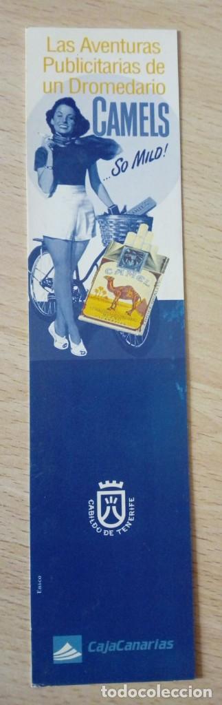 Sammeln von Lesezeichen: Marcap&aacute;ginas Camels, Cabildo de Tenerife, Caja Canarias