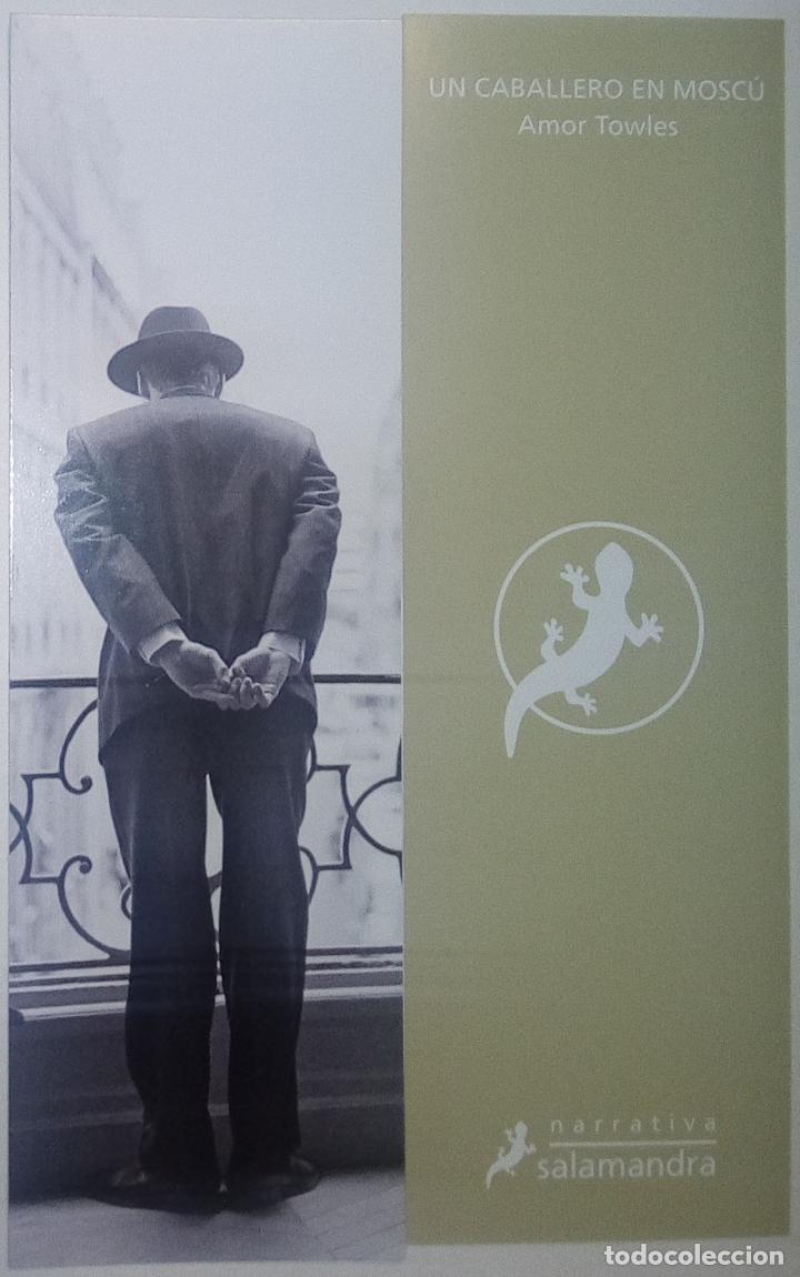 Collectables Bookmark: MARCAPAGINAS SALAMANDRA .UN CABALLERO EN MOSCU N&ordm; 336-