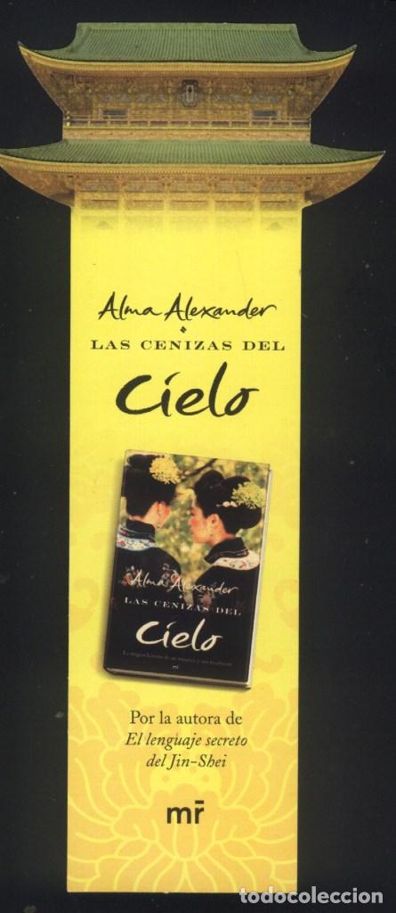 Coleccionismo Marcap&aacute;ginas: A-6781- MARCAP&Aacute;GINAS TROQUELADO. LAS CENIZAS DEL CIELO. ALMA ALEXANDER. MR