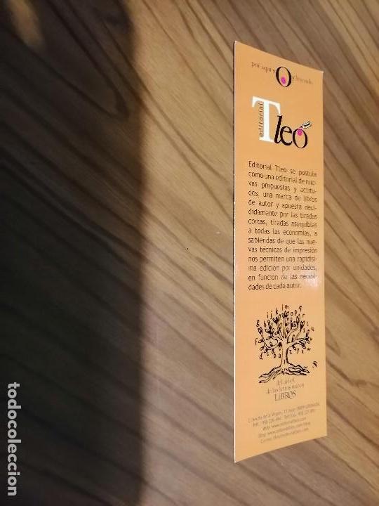 Coleccionismo Marcap&aacute;ginas: MARCAPAGINAS. LITERARIO. EDITORIAL TLEO. UNA CARA. SIN USO. RARO