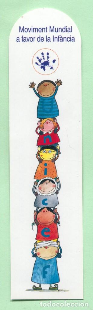 Coleccionismo marcap&aacute;ginas: marcapaginas, punto de libro de unicef - Foto 1