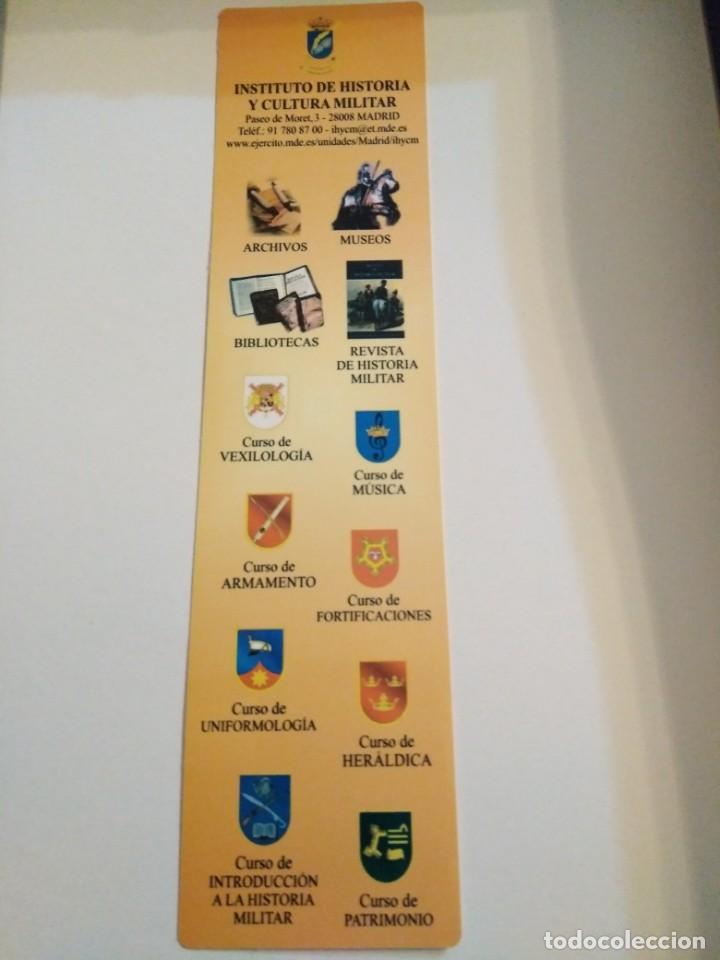 Coleccionismo marcap&aacute;ginas: Marcapaginas centro geogr&aacute;fico del ej&eacute;rcito 2016. Calendario - Foto 1