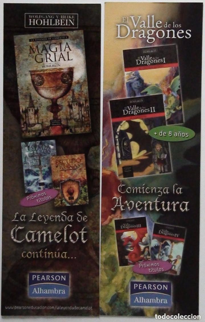 Coleccionismo marcap&aacute;ginas: MARCAPAGINAS - PEARSON - LA LEYENDA DE CAMELOT. - Foto 1