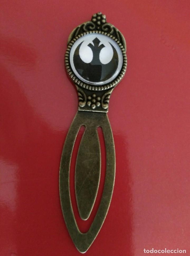 Coleccionismo Marcap&aacute;ginas: Marcapaginas star wars metalico Alianza