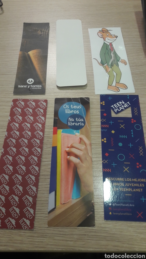 Coleccionismo marcap&aacute;ginas: Marcapaginas 6 unidades - Foto 2
