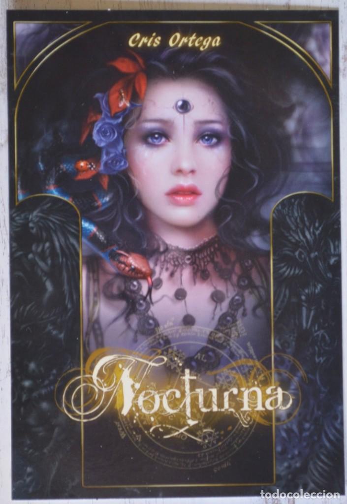 Collectionnisme Marque-pages: TARJETA / POSTAL / MARCAP&Aacute;GINAS. DEL LIBRO NOCTURNA, AUTORA CRIS ORTEGA.