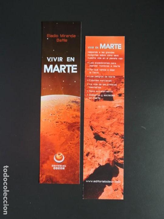 Coleccionismo marcap&aacute;ginas: MARCAP&Aacute;GINAS - EDITORIAL ODEON - VIVIR EN MARTE - Foto 1