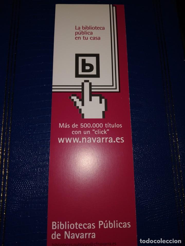 Coleccionismo marcap&aacute;ginas: Marcapaginas BIBLIOTECAS DE NAVARRA - Foto 1