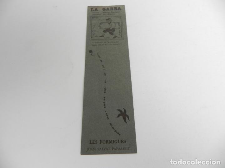 Collectionnisme Marque-pages: MARCAPAGINAS - PUNTO DE LIBRO (LA GARBA , LLIBRERIA PAPERERIA)