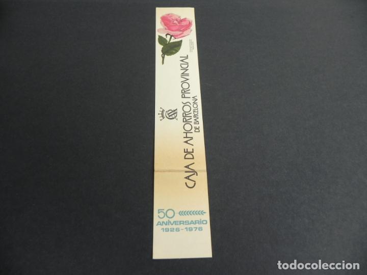 Collectionnisme Marque-pages: MARCAPAGINAS - PUNTO DE LIBRO (CAJA DE AHORROS PROVINCIAL DE BARCELONA) 50 ANIV. 1926/1976