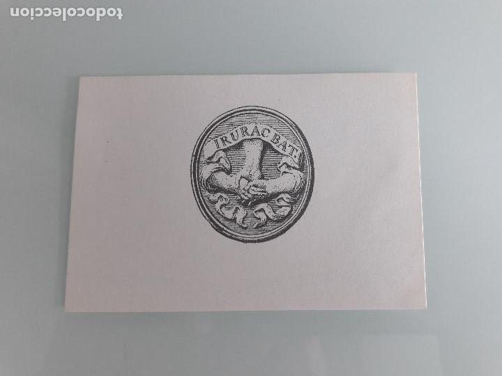 Coleccionismo marcap&aacute;ginas: EX LIBRIS - MARCAP&Aacute;GINAS - IRURAC BAT - BLANCO Y NEGRO - Foto 1