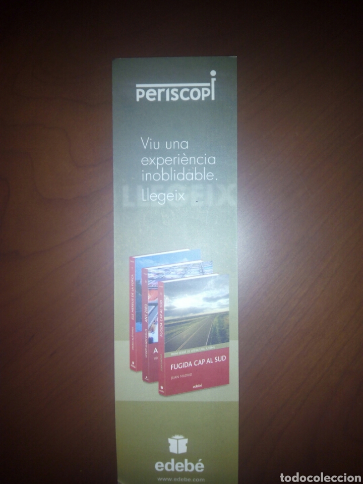 Coleccionismo marcap&aacute;ginas: PUNT DE LLIBRE - MARCAP&Agrave;GINES - PERISCOPI - EDEBE - Foto 2