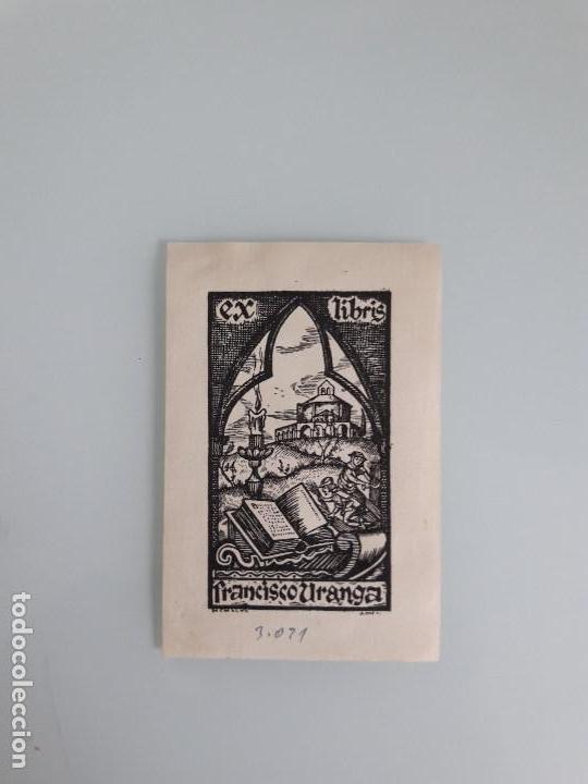 Coleccionismo marcap&aacute;ginas: EXLIBRIS - MARCAP&Aacute;GINAS - FRANCISCO URANGA - Numerado - 3.021 - Foto 1