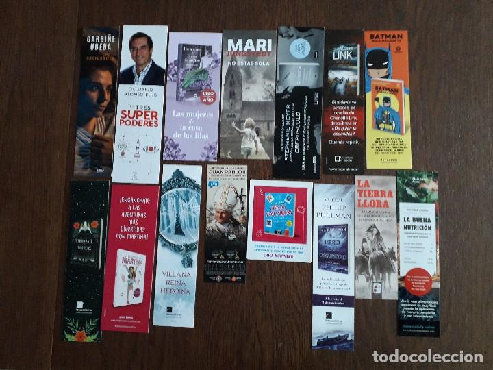 Coleccionismo marcap&aacute;ginas: lote de 15 puntos de libro de editoriales. - Foto 1