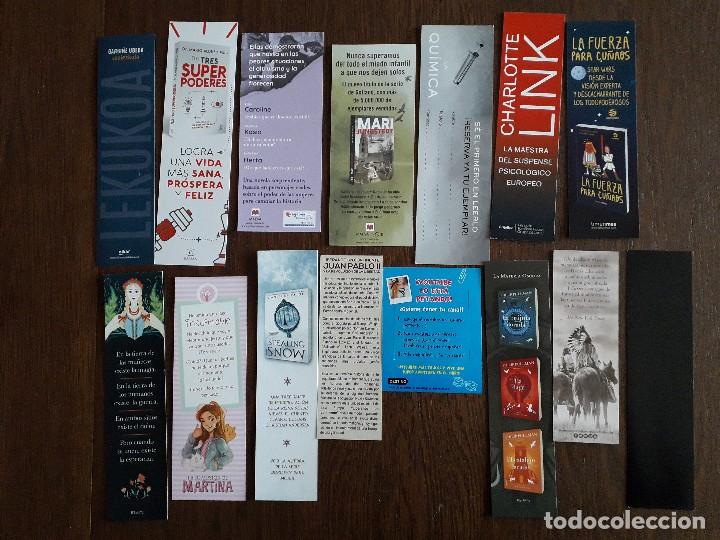 Coleccionismo marcap&aacute;ginas: lote de 15 puntos de libro de editoriales. - Foto 2