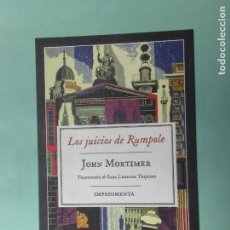 Coleccionismo Marcapáginas: MARCAPAGINAS FORMATO POSTAL EDITORIAL IMPEDIMENTA LOS JUICIOS DE RUMPOLE. Lote 341891758