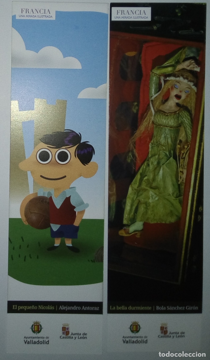 Coleccionismo Marcap&aacute;ginas: Marcap&aacute;ginas 52 feria del libro de valladolid-francia una mirada lustrada-n&ordm; 9-