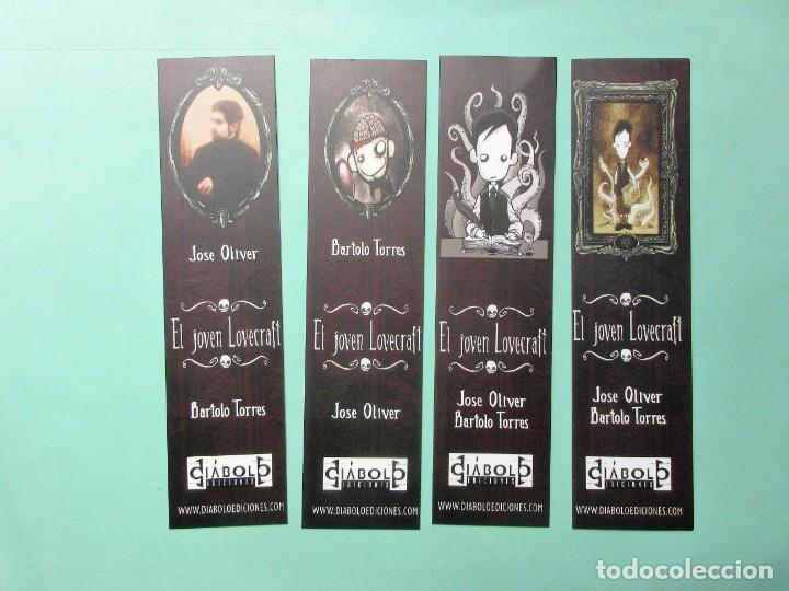 Coleccionismo marcap&aacute;ginas: Marcapaginas  serie completa ediciones Diabolo el joven Lovecraft