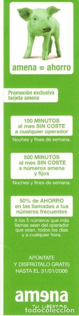 Coleccionismo marcap&aacute;ginas: MARCAPAGINAS AMENA - Foto 1