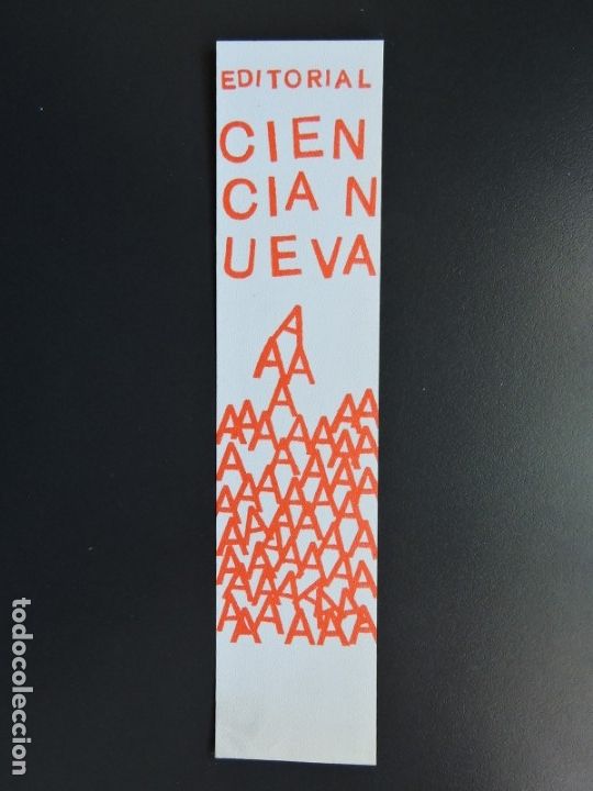 Coleccionismo marcap&aacute;ginas: MARCAP&Aacute;GINAS - EDITORIAL CIENCIA NUEVA - Foto 1