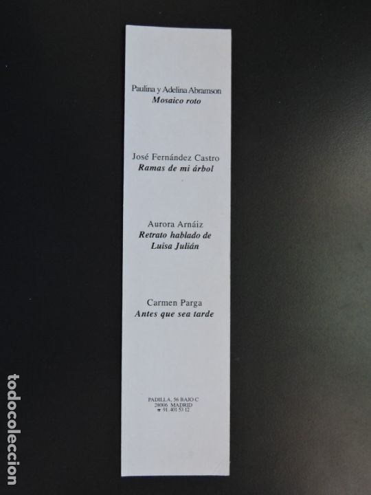 Coleccionismo marcap&aacute;ginas: MARCAP&Aacute;GINAS - COMPA&Ntilde;&Iacute;A LITERARIA - MADRID - Foto 2