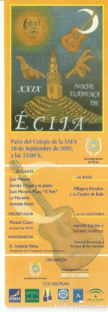 Coleccionismo marcap&aacute;ginas: MARCAPAGINAS ECIJA - Foto 1