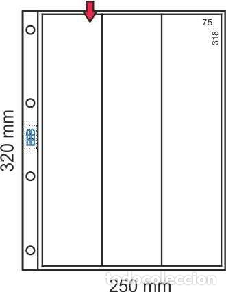 Sammeln von Lesezeichen: 20 HOJAS,extra; BBB* BEUMER, de 320x250mm.3 Divisiones VERTICALES. MARCAPAGINAS EXTRA