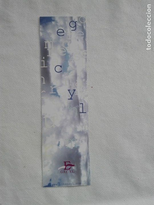 Coleccionismo marcap&aacute;ginas: MARCAPAGINAS - GECYL - NUBES - Foto 1