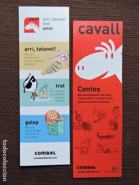 Coleccionismo marcap&aacute;ginas: MARCAP&Aacute;GINAS - COMBEL EDITORIAL - CAVALL - CONTES - Foto 1