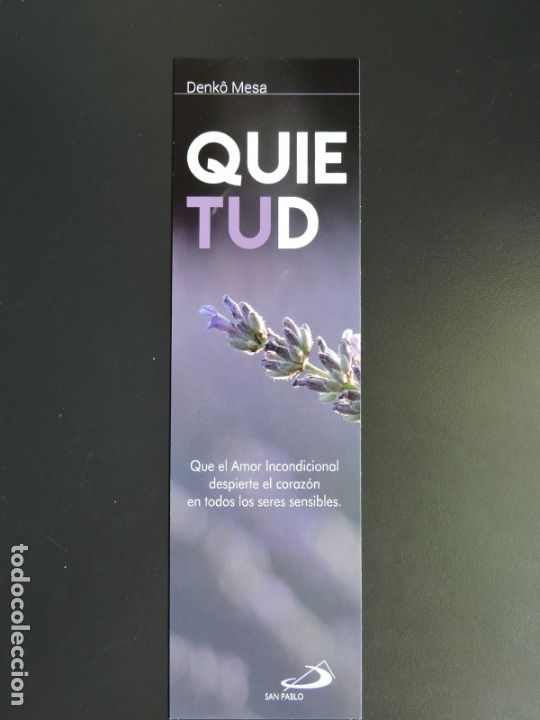 Coleccionismo marcap&aacute;ginas: MARCAP&Aacute;GINAS - SAN PABLO - QUIETUD - Foto 1