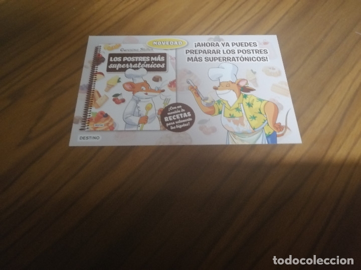 Coleccionismo marcap&aacute;ginas: MARCAPAGINAS. LITERARIO. LOS POSTRES M&Aacute;S SUPERRAT&Oacute;NICOS. TIPO POSTAL. DOBLE CARA. SIN USO