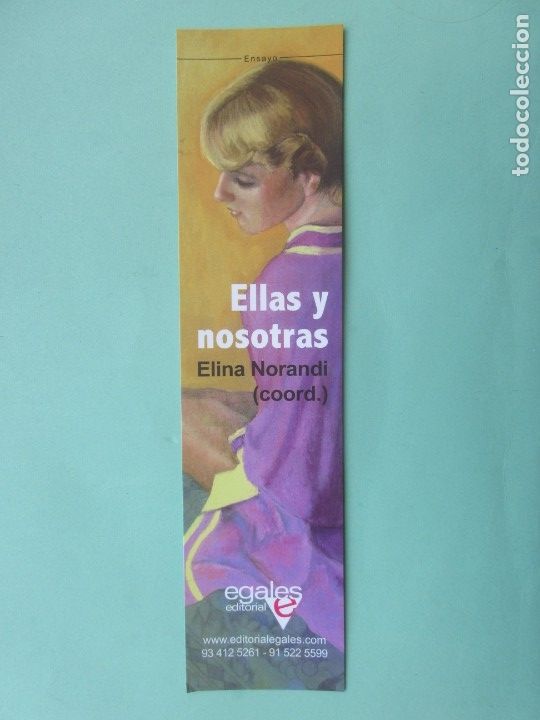Collectables Bookmark: Marcapaginas editorial   Egales ellas y nosotras