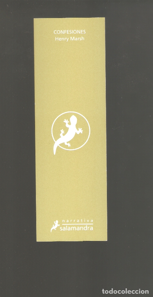 Coleccionismo marcap&aacute;ginas: 1 marcapagina punto de libro salamandra - Foto 2