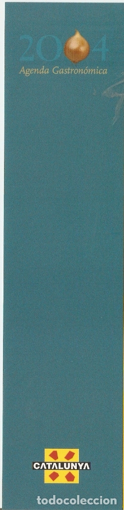 Collectables Bookmark: MARCAPAGINAS AGENDA GASTRONOMICA CATALUNYA