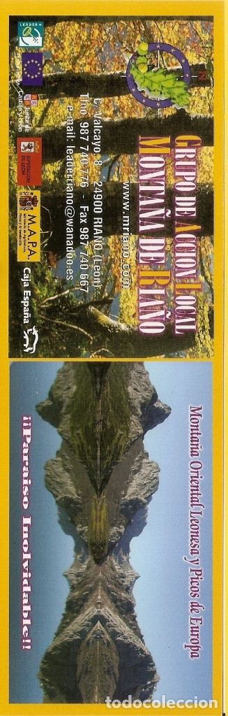 Sammeln von Lesezeichen: MARCAPAGINAS MONTA&Ntilde;A DE RIA&Ntilde;O