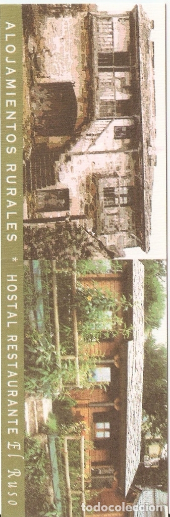 Collectables Bookmark: MARCAPAGINAS HOSTAL RTE. EL RUSO