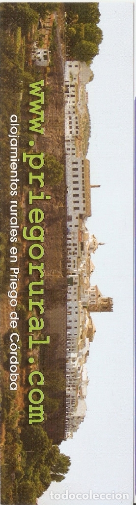Collectables Bookmark: MARCAPAGINAS PRIEGO RURAL