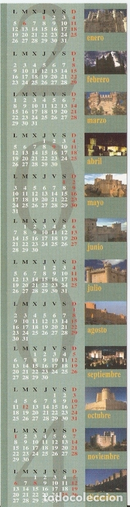 Coleccionismo marcap&aacute;ginas: MARCAPAGINAS CALENDARIO TAFIBRA 2004 - Foto 2