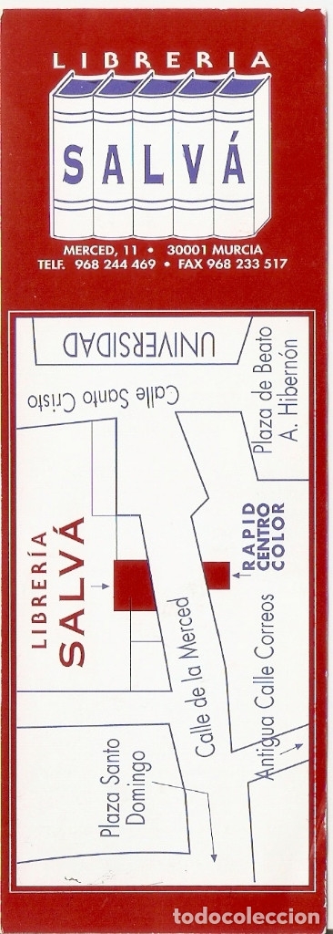 Coleccionismo marcap&aacute;ginas: MARCAPAGINAS LIBRERIA SALVA